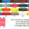 275lb 4 Strand Tactical Cord 100ft