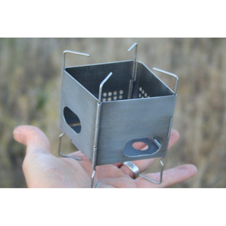 Folding Firebox Nano 3" (Gen 2) Titanium Stove & XCASE Kit Boreal