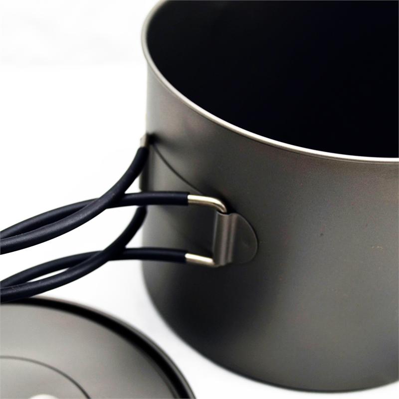 TOAKS Titanium 1300ml Pot with Bail Handle cooking cook camping survival 