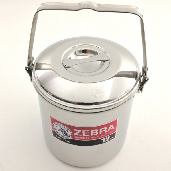 Zebra 12cm Stainless Steel Billy Pot & Pan Boreal Ventures Canada