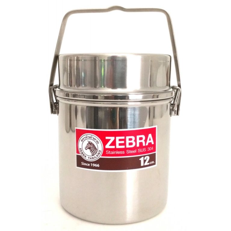 Zebra 12cm Stainless Steel Billy Pot and Pan Boreal Ventures Canada