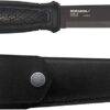 Garberg Carbon Full Tang Knife With Leather Sheath