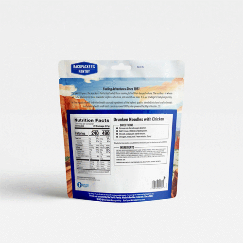 Backpacker's Pantry, Drunken Noodles With Chicken, NEW! - Image 3