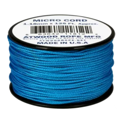 Micro Cord 1.18mm x 125FT, Braided Utility Cord - Blue