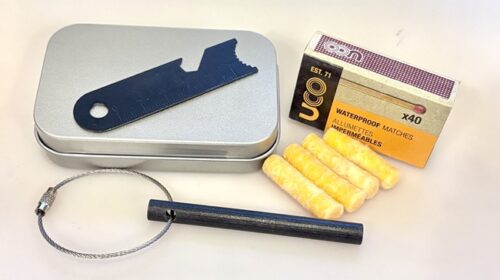 Emergency Fire Kit, Altoids Tin (CLEARANCE)
