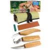 Beavercraft S13 - Spoon Carving Set With Tool Roll and Accessories
