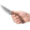 Beavercraft BSH7 Wild Harvest – Carbon Steel Bushcraft Knife Walnut Handle With Leather Sheath