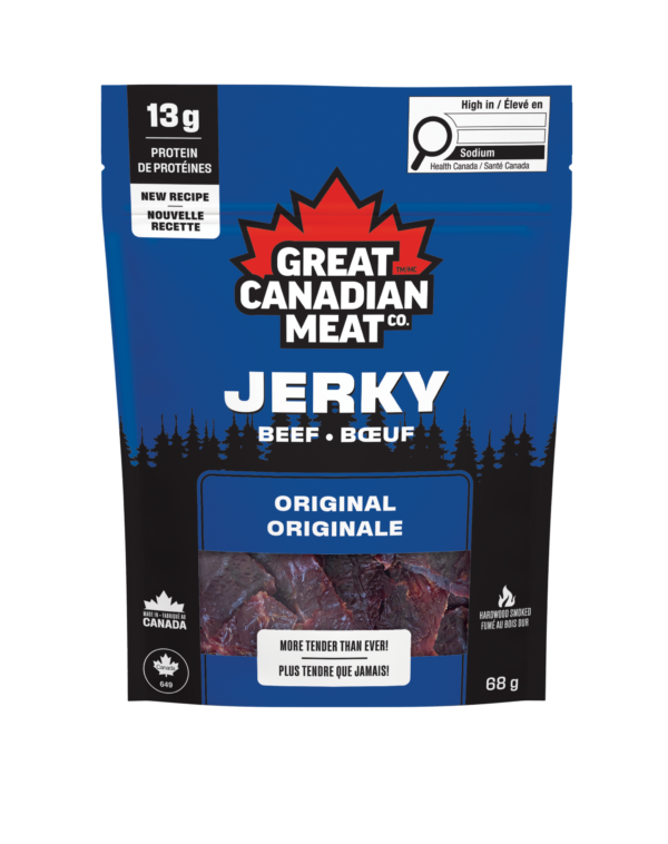 Great Canadian Meat, Beef Jerky, Original, 68g