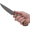 Beavercraft HGK6 – Carbon Steel Hunting Knife with Leather Sheath