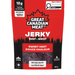 Great Canadian Meat, Beef Jerky, Sweet Heat, 68g