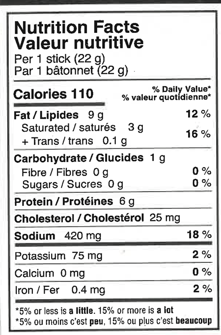 Great Canadian Meat, Pepperoni Stick, Hot, 22g - Image 2